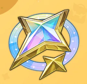 Honkai Nexus Anima Nexus Trace item icon, a gold and prismatic four-pointed star used for Eidos Standard Bond pulls